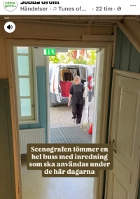 Filminspelning på Berga