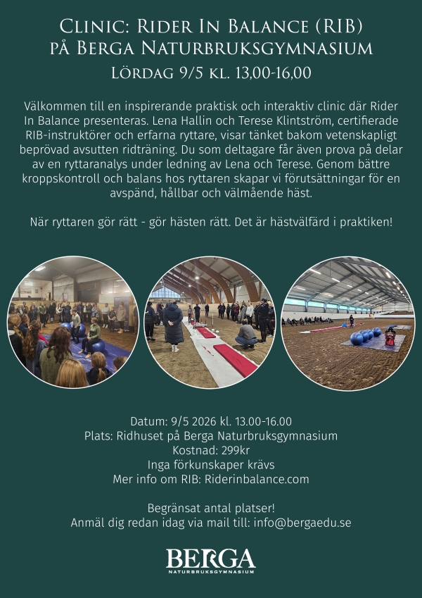 Clinic med Rider In Balance